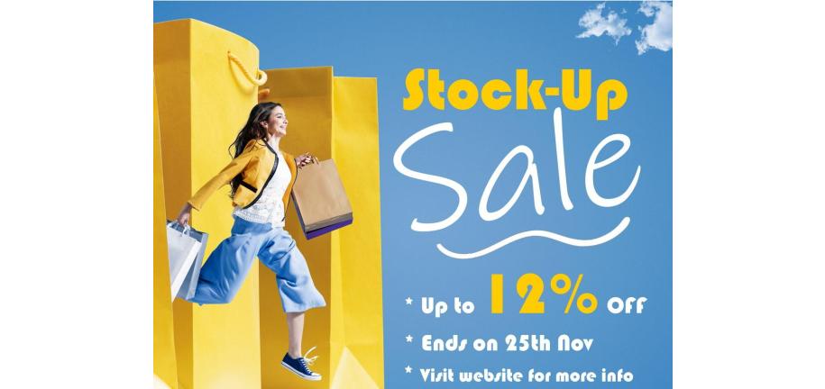 Christmas Stock-Up Sale: Save More as You Buy More!