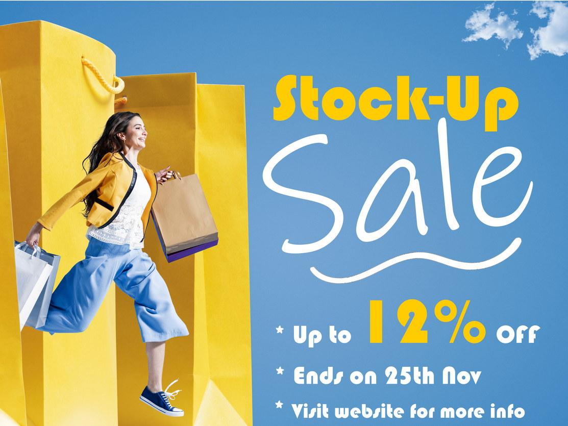 Christmas Stock-Up Sale: Save More as You Buy More!