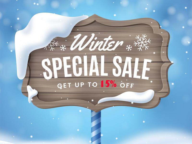 ❄️ Special Winter Sale – Up to 15% OFF on All Winter Items! ❄️